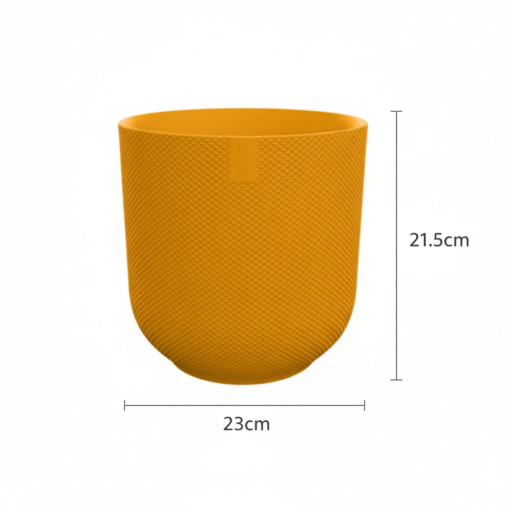 Pot Elho Jazz Round Amber Yellow - D23 | productafbeelding 3