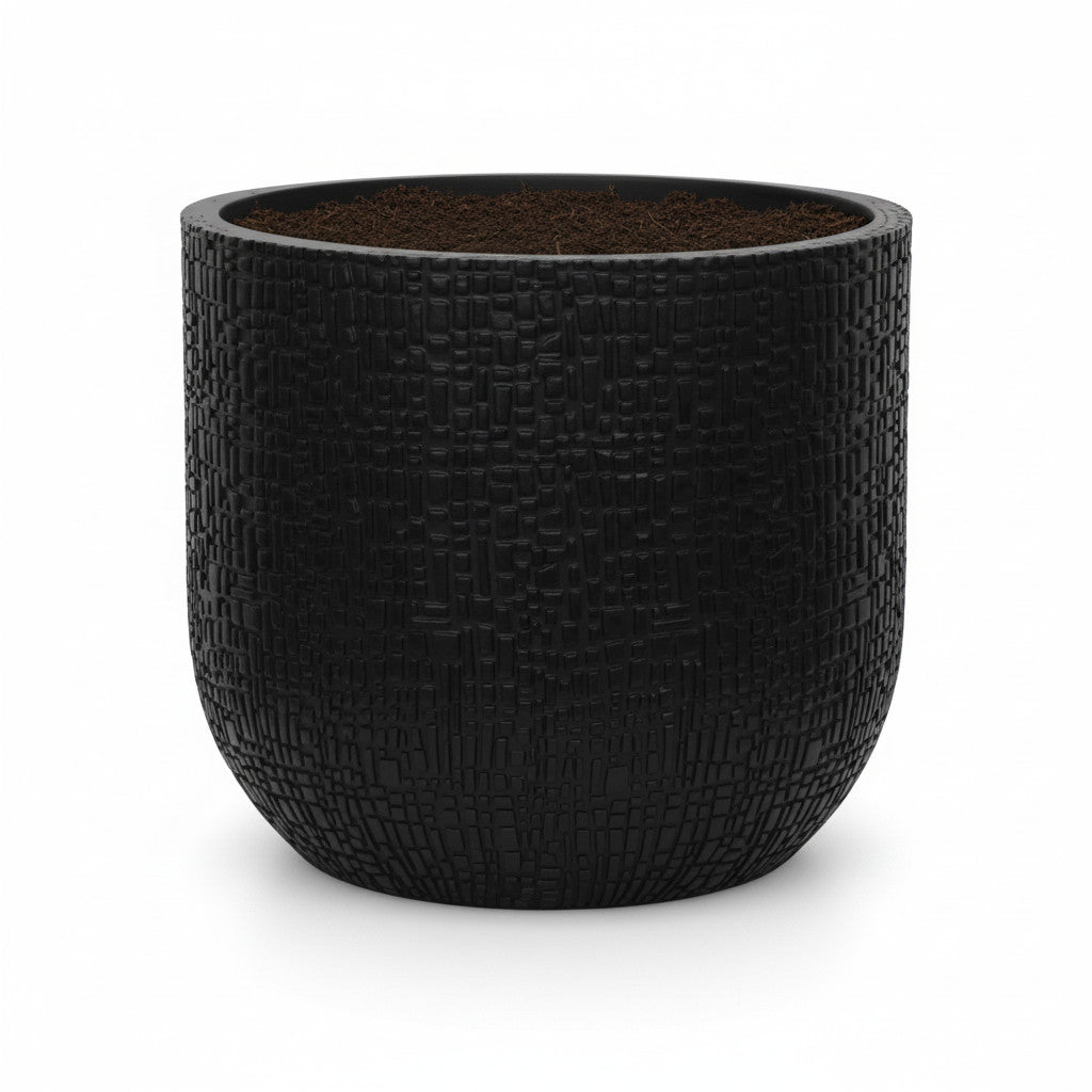 Capi Nature Skin Pot Bol Antraciet - D24cm - H21cm