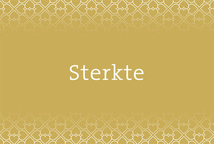Neutrale bloemenkaart Sterkte