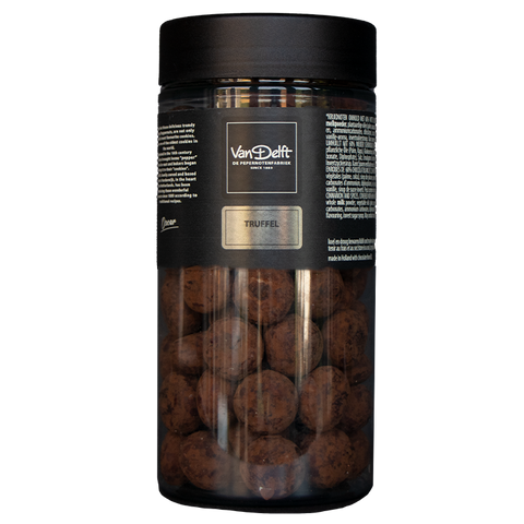 Van Delft Truffel Kruidnoten in pot - Sinterklaas chocolade kruidnoten cadeau voor bedrijven