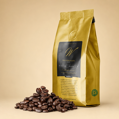 Wagemakers Medium Roast koffiebonen 1 kg in gouden verpakking