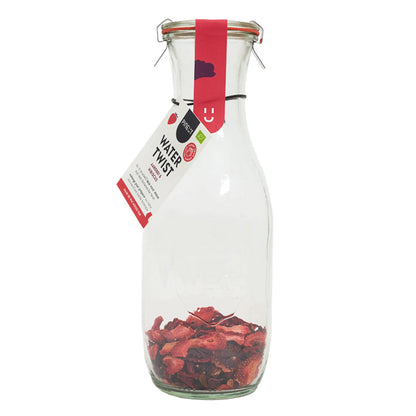 Water Twist | Carafe | Strawberry Hibiscus Organic