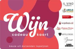 Wijn cadeaukaart wijnliefhebber origineel cadeau Wagemakerskoffietheecadeau