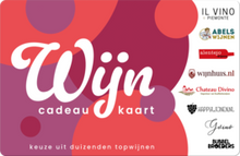 Wijn cadeaukaart wijnliefhebber origineel cadeau Wagemakerskoffietheecadeau