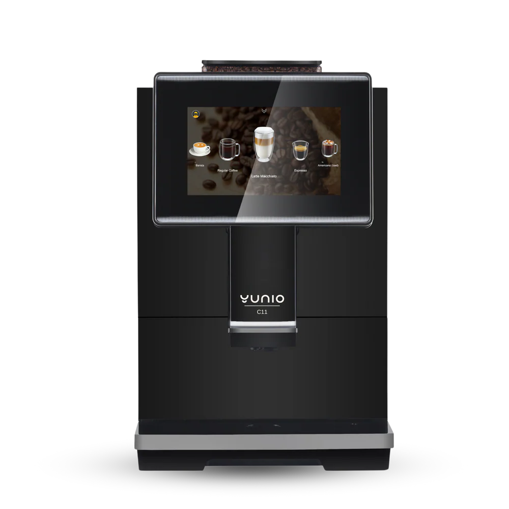 Yunio Extra C11 De Luxe koffiemachine, vooraanzicht