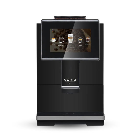 Yunio Extra C11 De Luxe koffiemachine, vooraanzicht