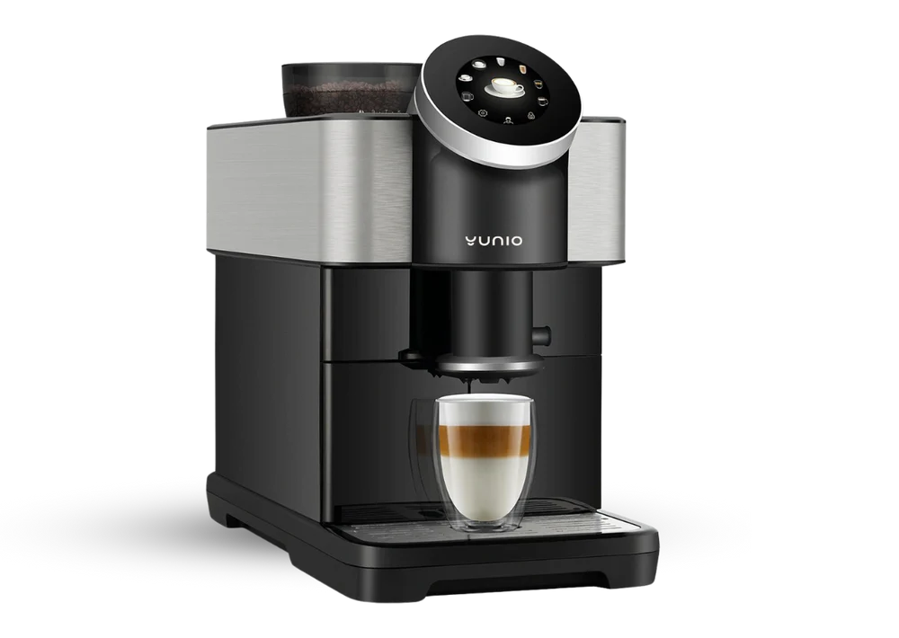 Yunio H2 koffiemachine voor bedrijven, vooraanzicht