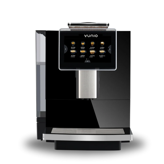 Yunio X20 koffiemachine voor bedrijven, vooraanzicht