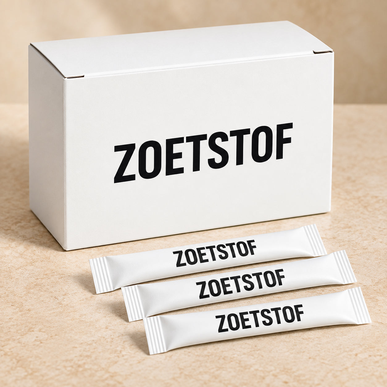 Zoetstofsticks doos van 500 stuks 0,5 gram per stick voor koffie en thee